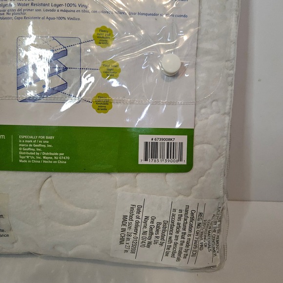 Babies‎ R Us 2 Waterproof Multi-Use Pads Changing Bassinet Cradle New - Picture 7 of 7